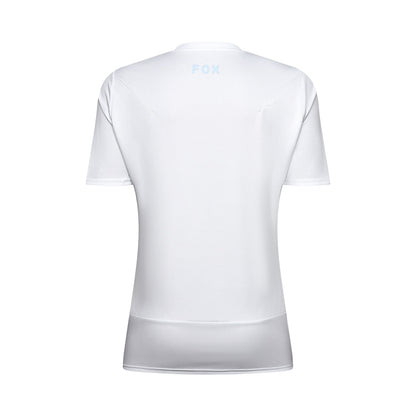 Maglia FOX RANGER HEAD Donna Maniche Corte Azzurro