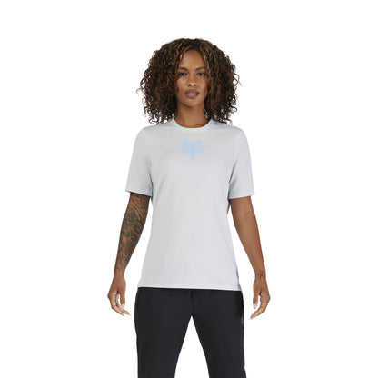 Maglia FOX RANGER HEAD Donna Maniche Corte Azzurro