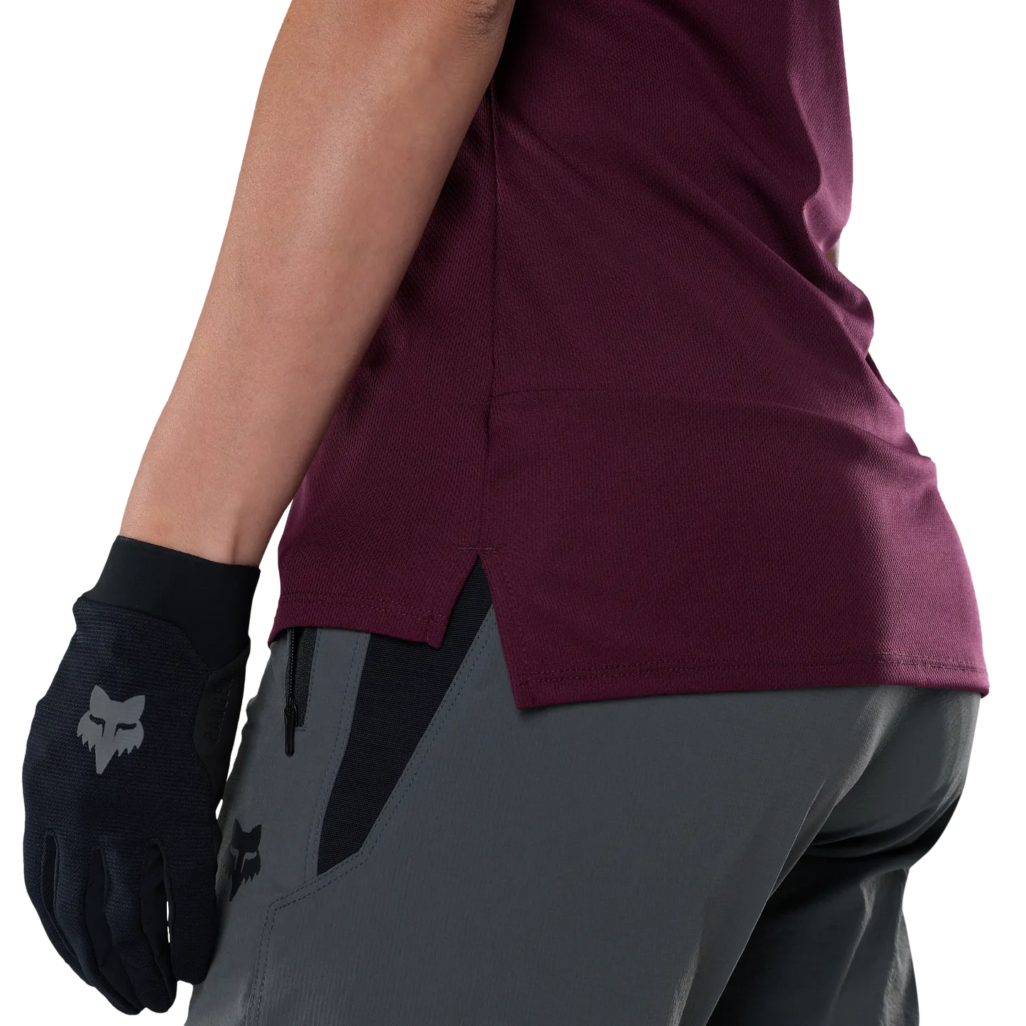 Maglia FOX RANGER FOX HEAD Maniche Corte Donna Bordeaux