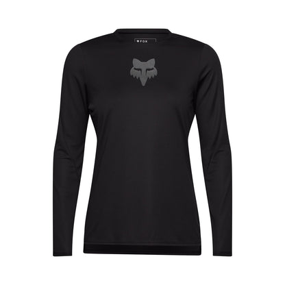 Maglia FOX RANGER HEAD Donna Maniche Lunghe Nero
