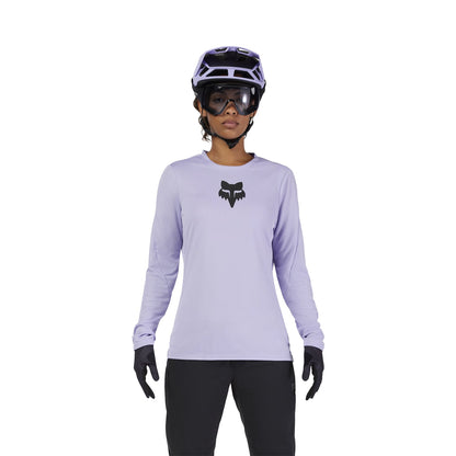 Maillot FOX RANGER HEAD Donna Maniche Lunghe Lilla