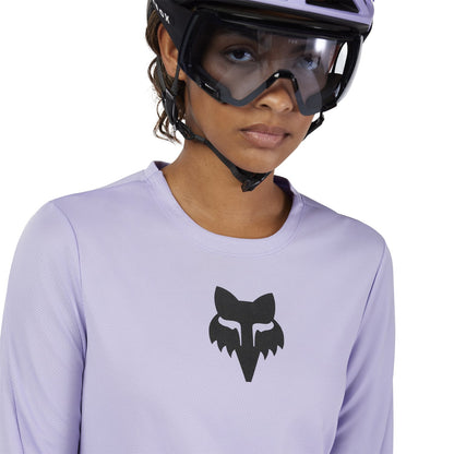 Maillot FOX RANGER HEAD Donna Maniche Lunghe Lilla