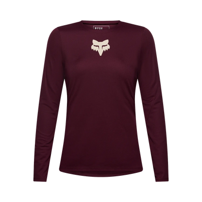 Maglia FOX RANGER FOX HEAD Donna Maniche Lunghe Bordeaux