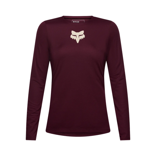 Maglia FOX RANGER FOX HEAD Donna Maniche Lunghe Bordeaux