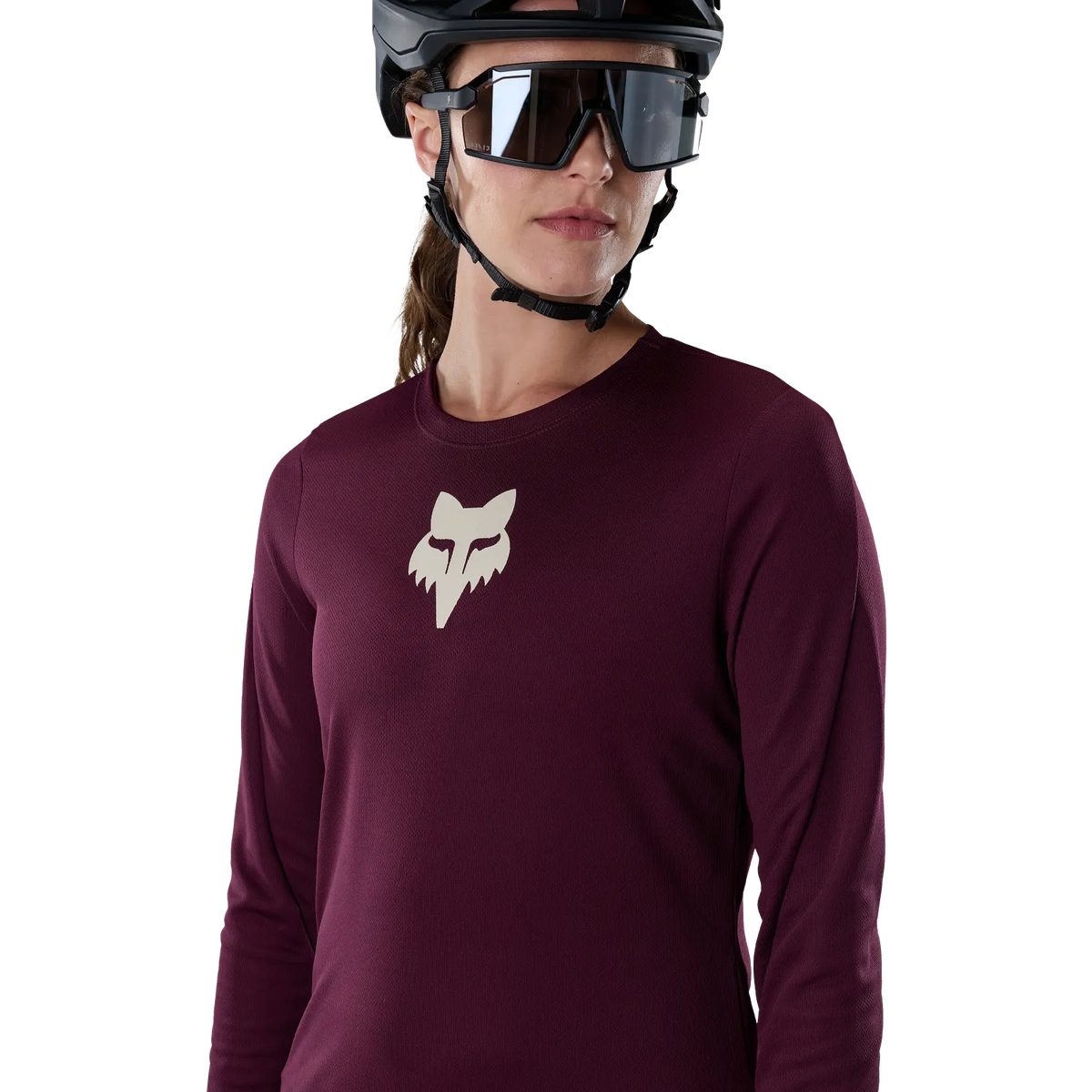 Maglia FOX RANGER FOX HEAD Donna Maniche Lunghe Bordeaux