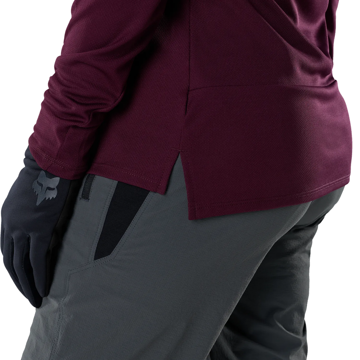 Maglia FOX RANGER FOX HEAD Donna Maniche Lunghe Bordeaux