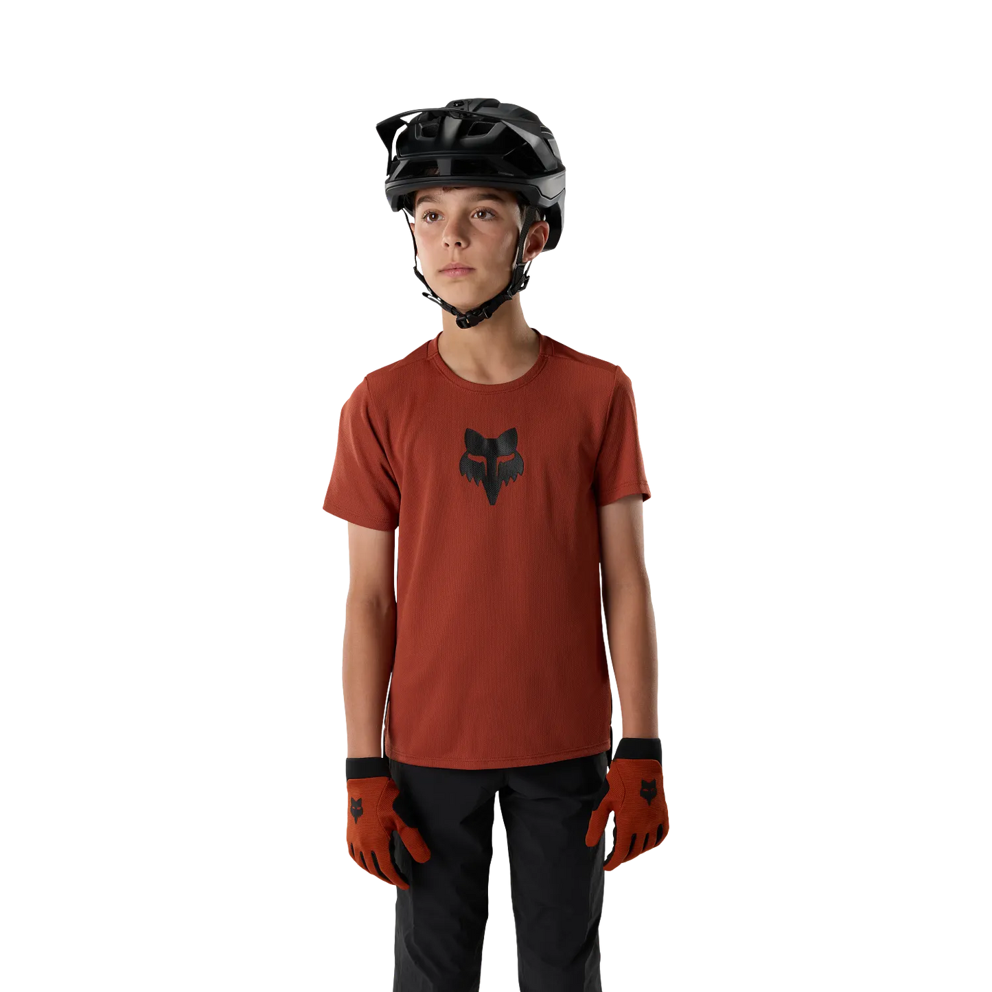 Maglia FOX RANGER FOX HEAD Junior Maniche Corte Acid Scarlet