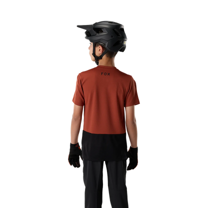 Maglia FOX RANGER HEAD Junior a maniche corte Acid Scarlet