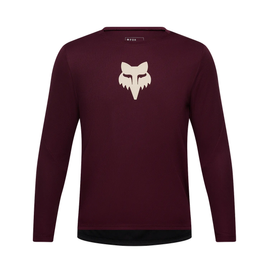 Maglia FOX RANGER FOX HEAD Junior Maniche Lunghe Bordeaux