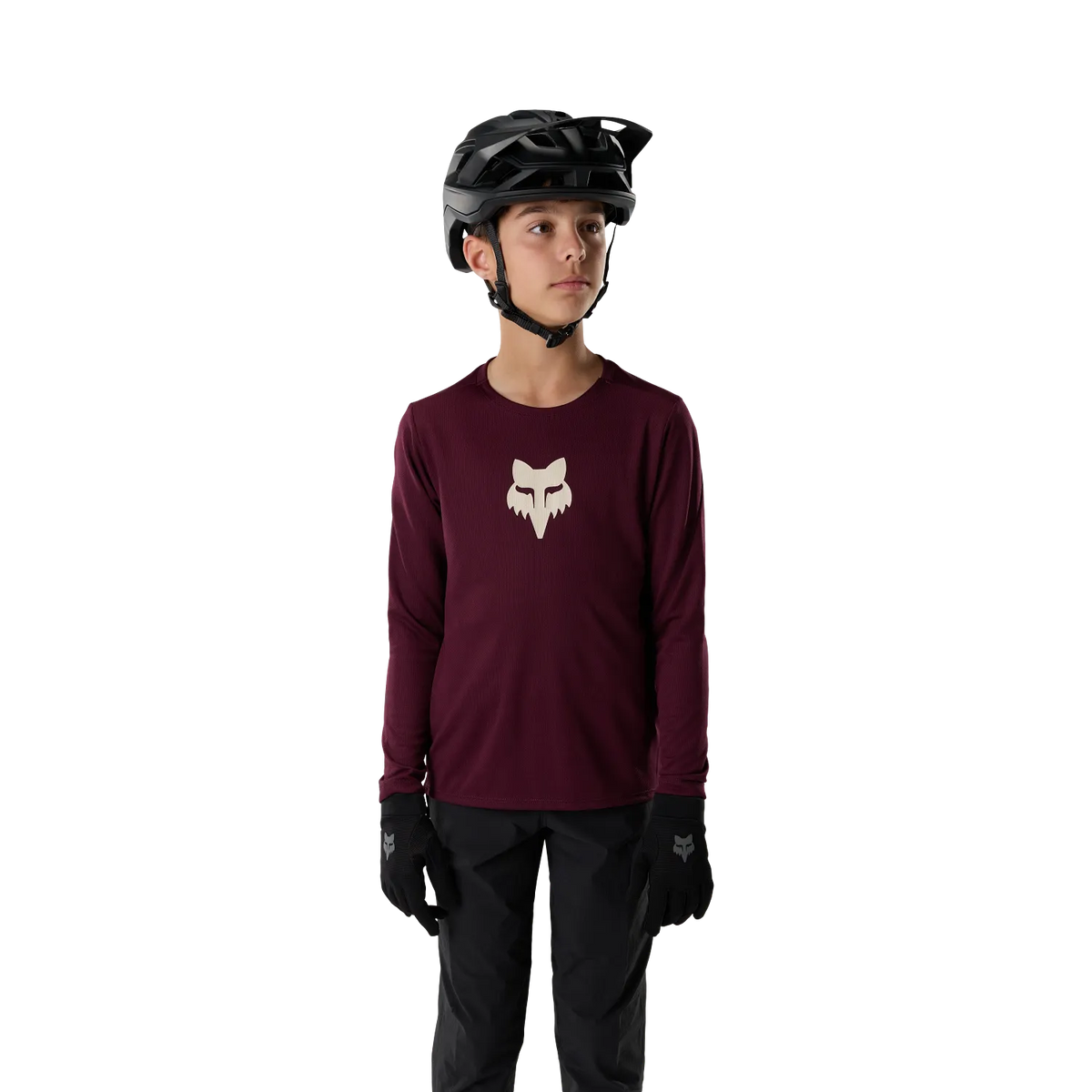 Maglia FOX RANGER FOX HEAD Junior Maniche Lunghe Bordeaux