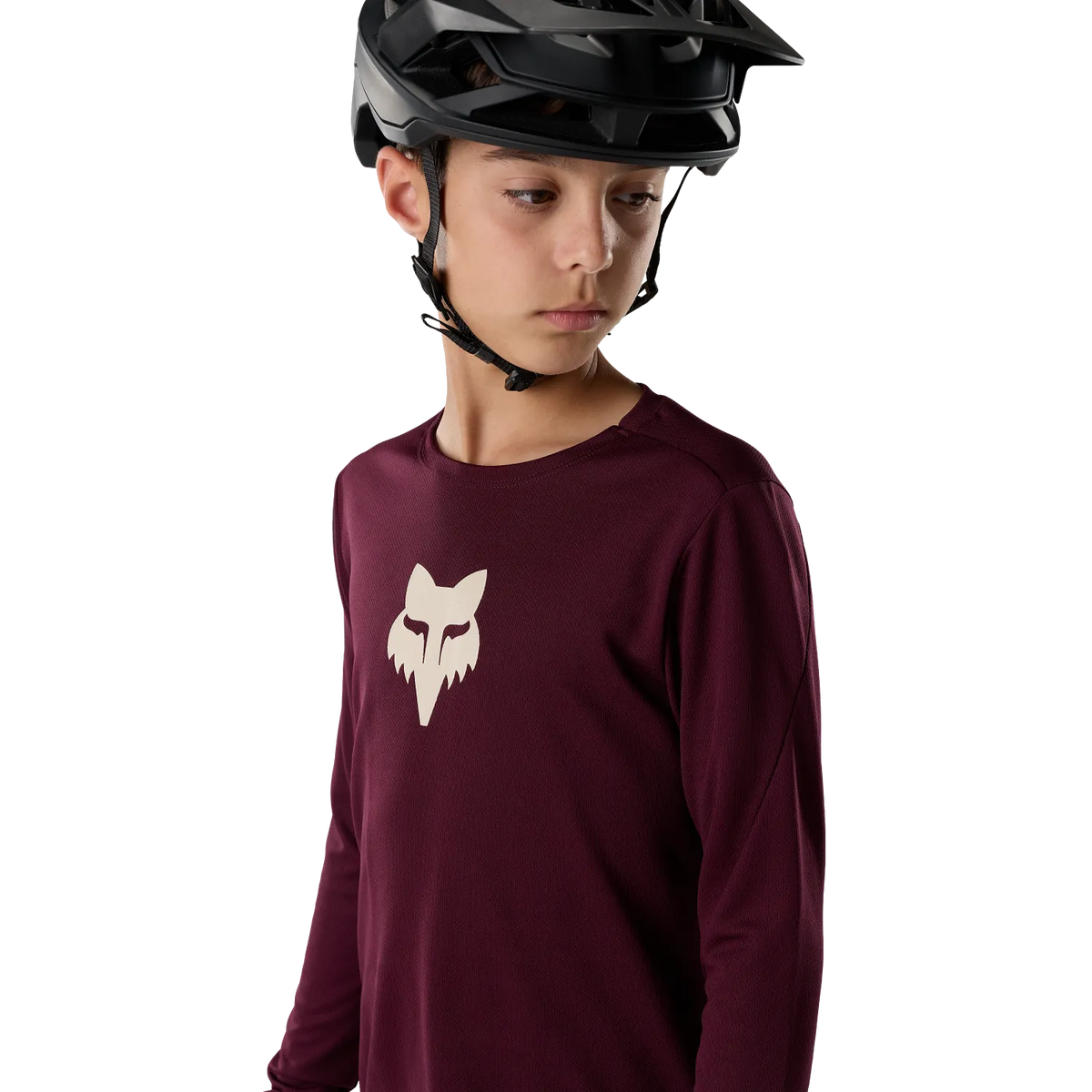 Maglia FOX RANGER FOX HEAD Junior Maniche Lunghe Bordeaux