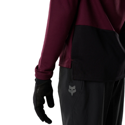 Maglia FOX RANGER FOX HEAD Junior Maniche Lunghe Bordeaux