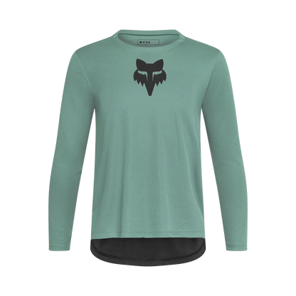 Maglia FOX RANGER FOUNDRY Junior Maniche Lunghe Verde Salvia