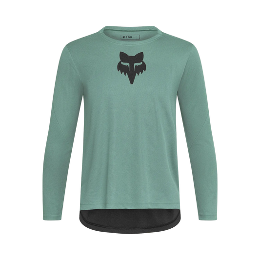 Maglia FOX RANGER FOUNDRY Junior Maniche Lunghe Verde Salvia