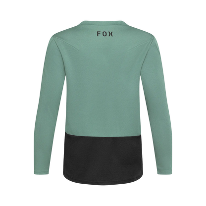 Maglia FOX RANGER FOUNDRY Junior Maniche Lunghe Verde Salvia