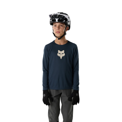 Maglia FOX RANGER FOX HEAD Junior Maniche Lunghe Blu Galaxy