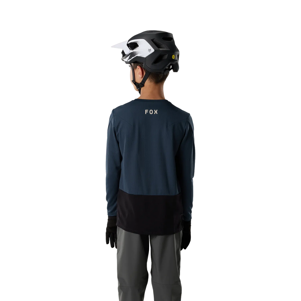Maglia FOX RANGER FOX HEAD Junior Maniche Lunghe Blu Galaxy