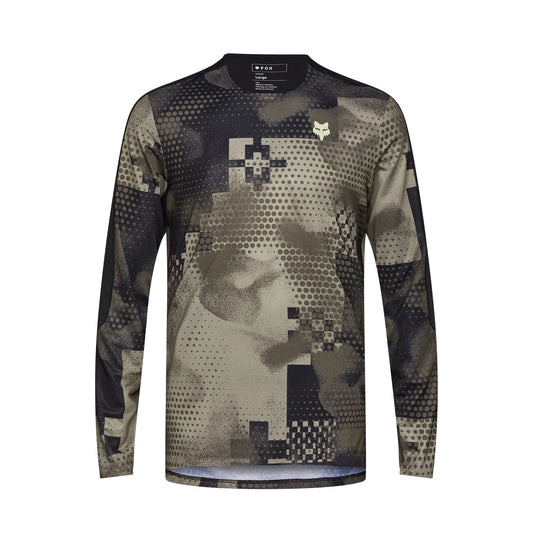 FOX FLEXAIR ASCENT PULSE Maglia a maniche lunghe nera 2025