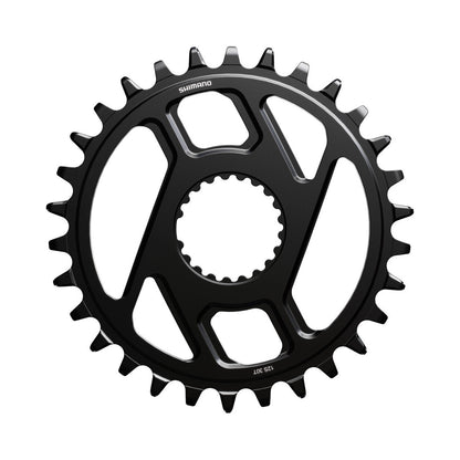 Corona monocorona SHIMANO SM-CRM66 12V Direct Mount — vista della corona su sfondo bianco