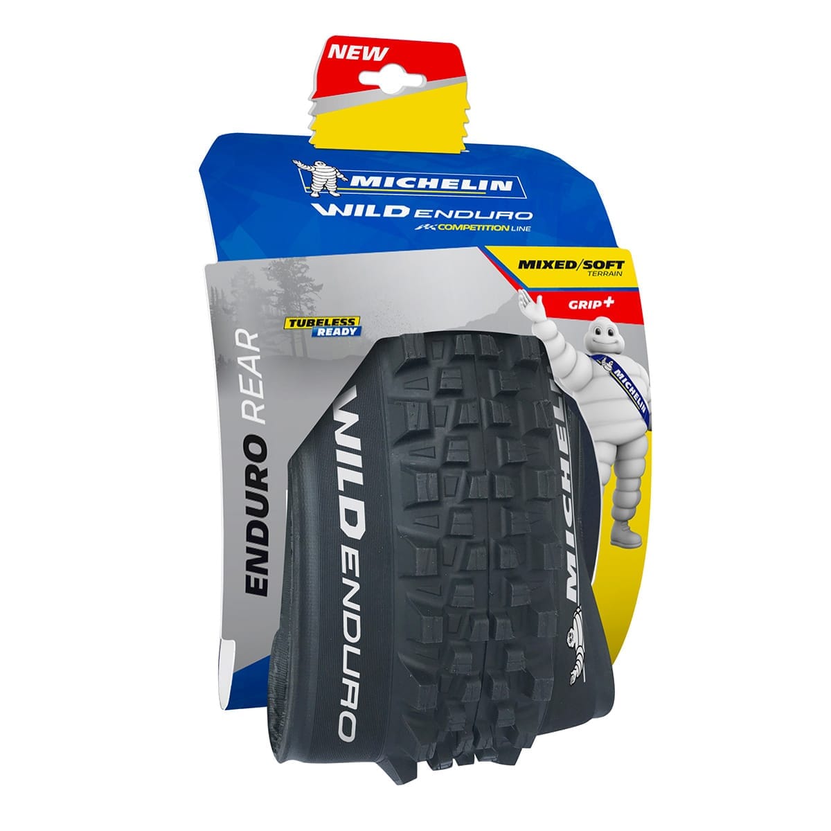 Pneu MICHELIN WILD ENDURO 29x2.40 REAR GUM-X Tubeless Ready Souple