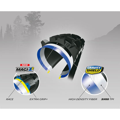 Pneumatico MICHELIN WILD ENDURO FRONT 27.5x2.40 MAGI-X Tubeless Ready Souple