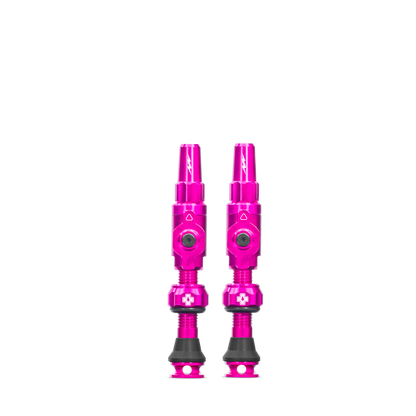 Valvole Tubeless MUC-OFF Big Bore Lite (Presta) Medium Rosa