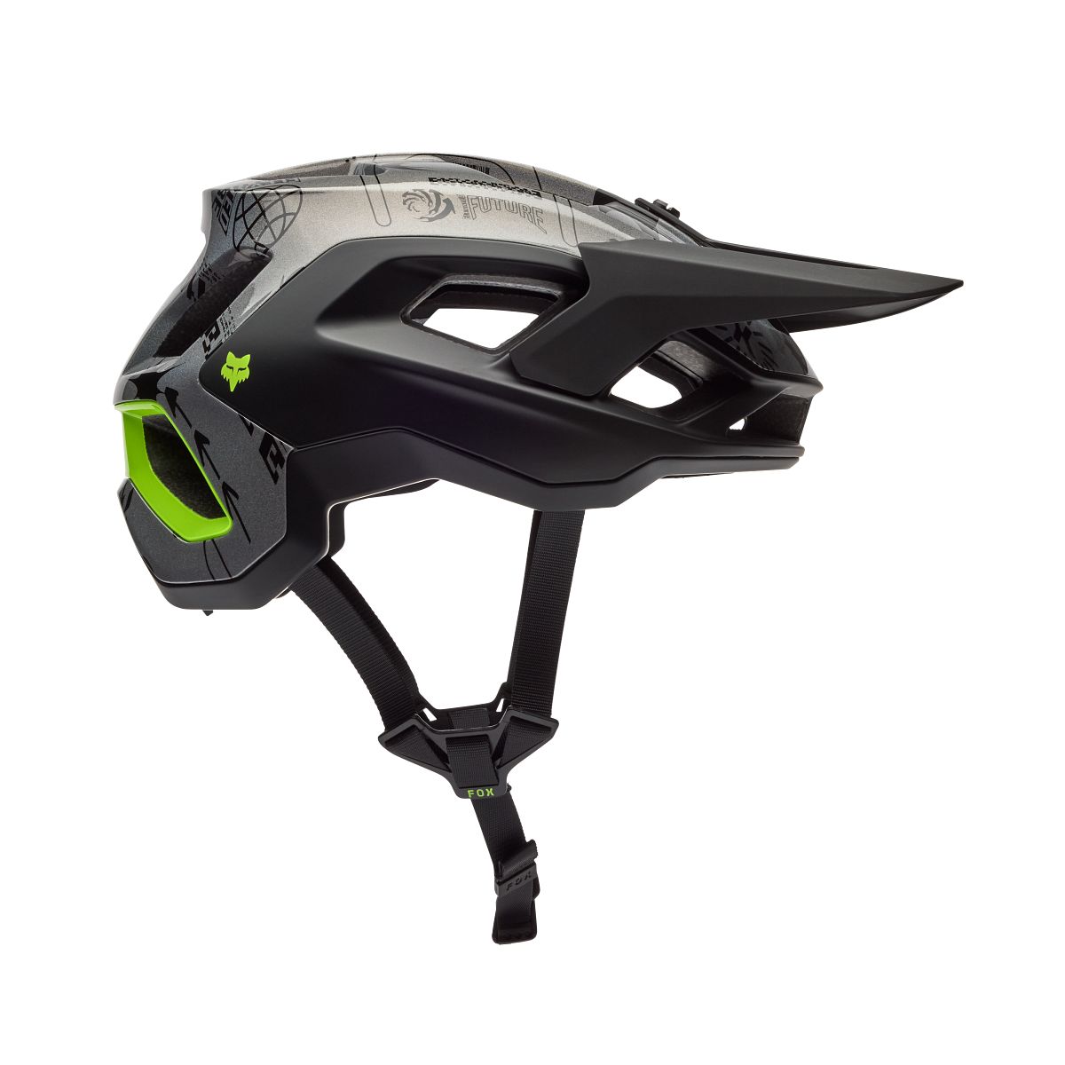 FOX SPEEDFRAME PRO LUNAR Casco MTB Nero/Grigio - Edizione speciale