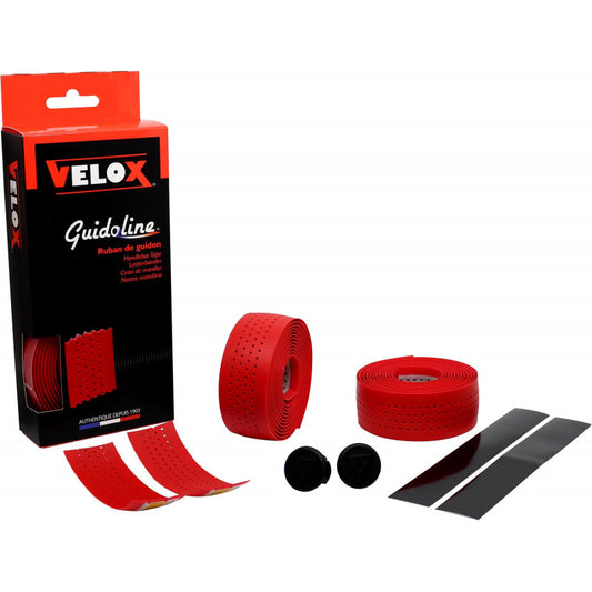 Nastro manubrio rosso VELOX SOFT PERFOREE