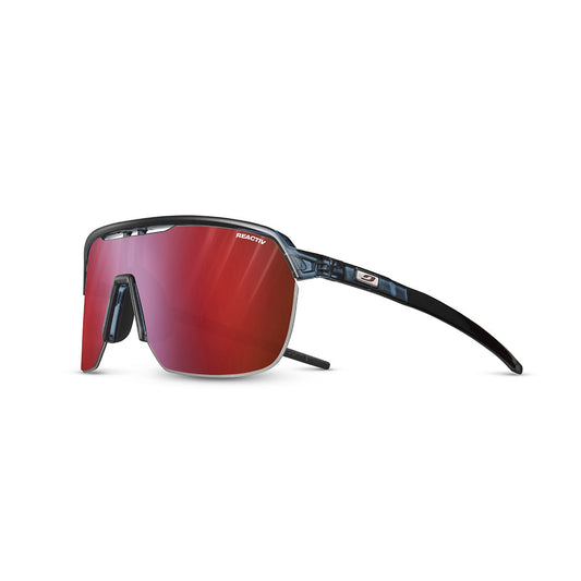JULBO FREQUENCY Occhiali fotocromatici traslucidi blu/nero Reactiv ad alto contrasto