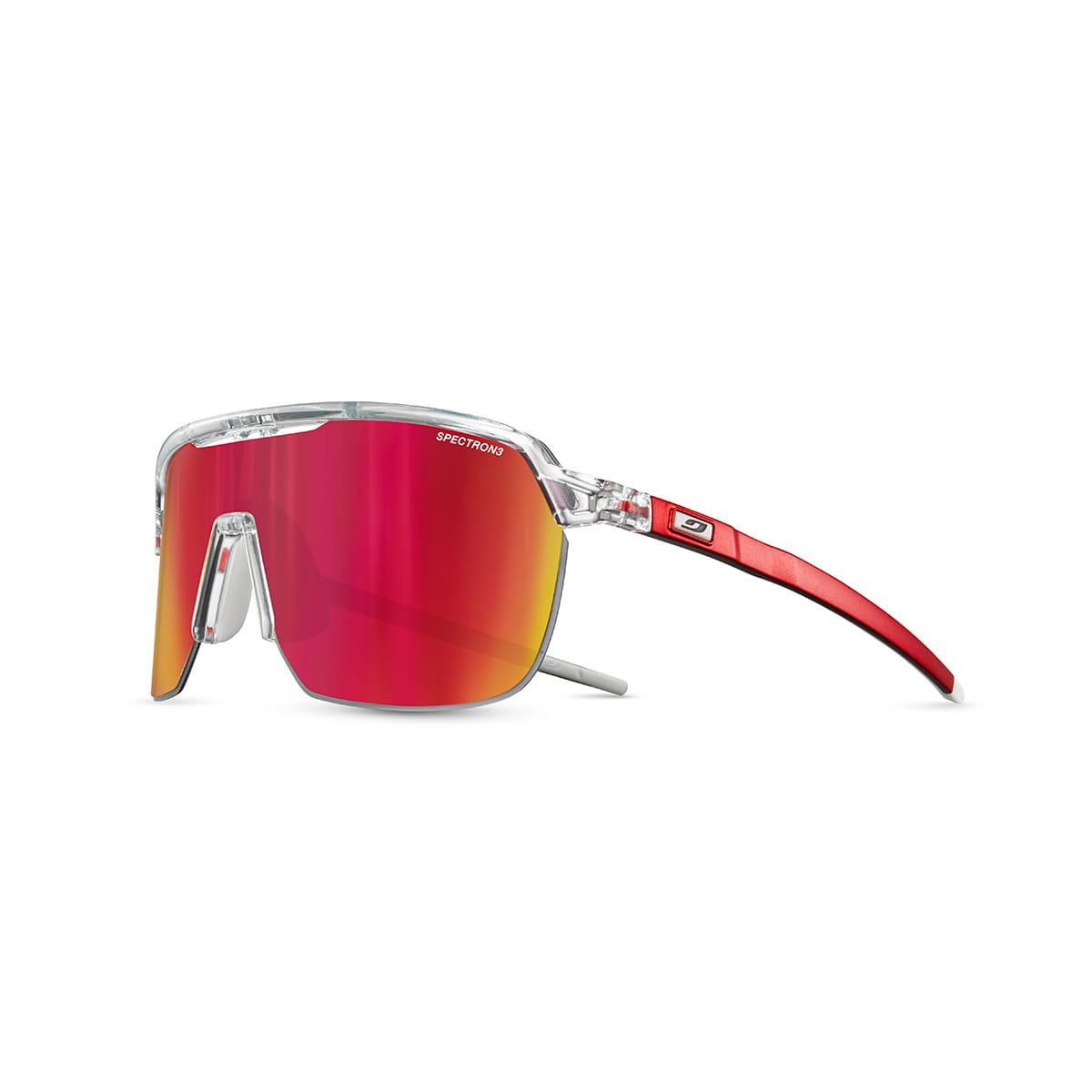 Occhiali JULBO FREQUENCY Cristallo/Rosso Spectron 3CF Fumé