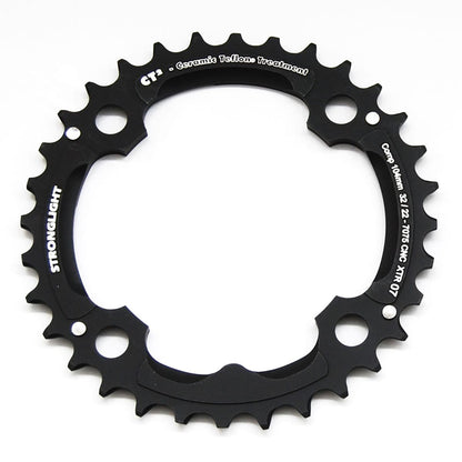 Piatto Intermedio STRONGLIGHT CT² SHIMANO XTR M970 9V 4 Fori 104 mm