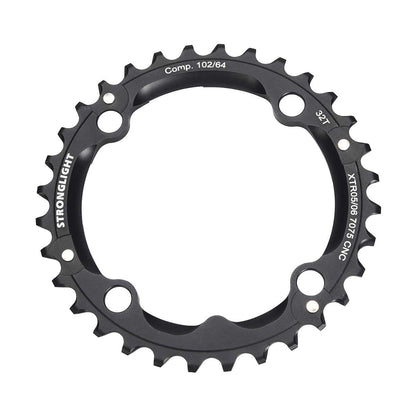 Piatto Intermedio STRONGLIGHT ALU 7075 SHIMANO XTR M960 9V 4 Fori 102 mm