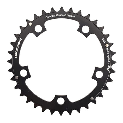 Piatto Interno 9/10V STRONGLIGHT ALU 5083 Tipo S 110 mm Nero