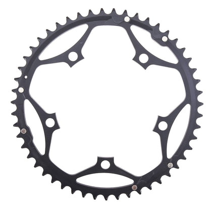 Piatto Esterno 10/11V STRONGLIGHT ALU 7075 Tipo S 130 mm nero