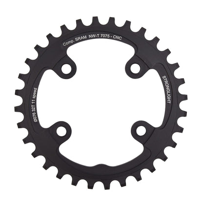 Piatto Singolo STRONGLIGHT ALU 7075 NARROW WIDE Sram XX1 11V 4 Fori 76 mm