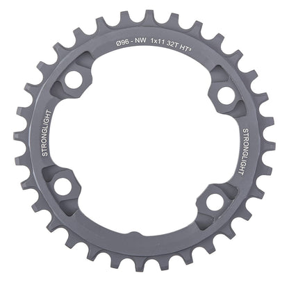 Piatto Singolo STRONGLIGHT HT3 NARROW WIDE Shimano XTR M9000/M9020 / XT M8000 11V 4 Fori 96 mm