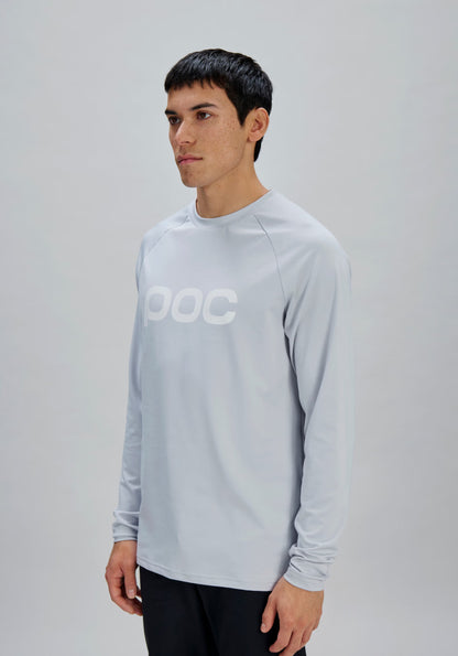 Maillot POC REFORM ENDURO Maniche Lunghe Grigio Chiaro