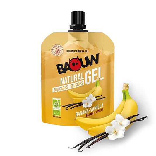 BAOUW ORGANIC Gel energetico alla banana e vaniglia (85 g)