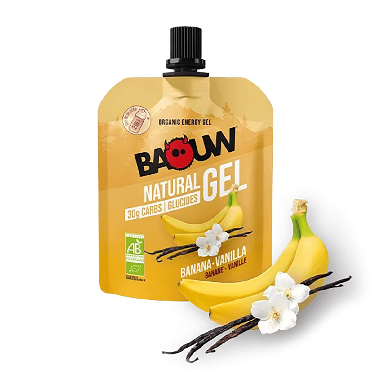 BAOUW BIO Gel energetico banana-vaniglia (85g)