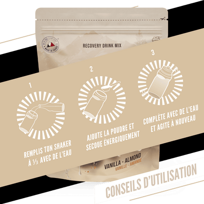 Bevanda di Recupero BAOUW RECOVERY (500g) Vaniglia Mandorla