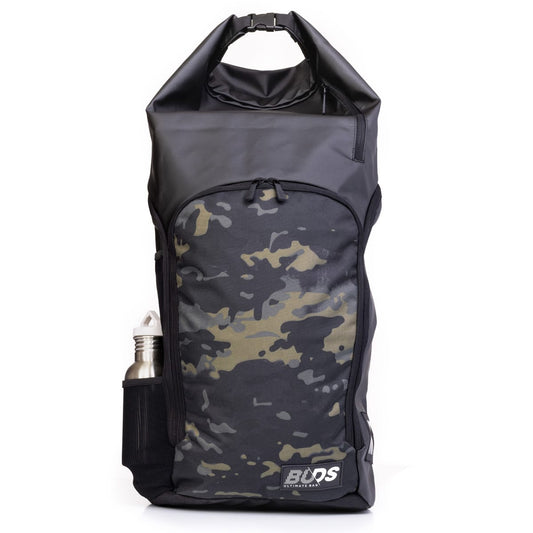 BUDS CITY BAG TRAVEL 35 L Zaino nero/camoscio