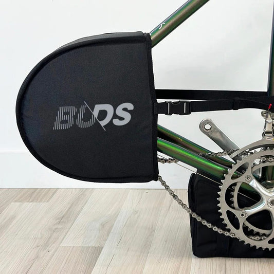 BUDS REAR BIKE PROTECT Copertura protettiva per deragliatore bici da strada/MTB nera