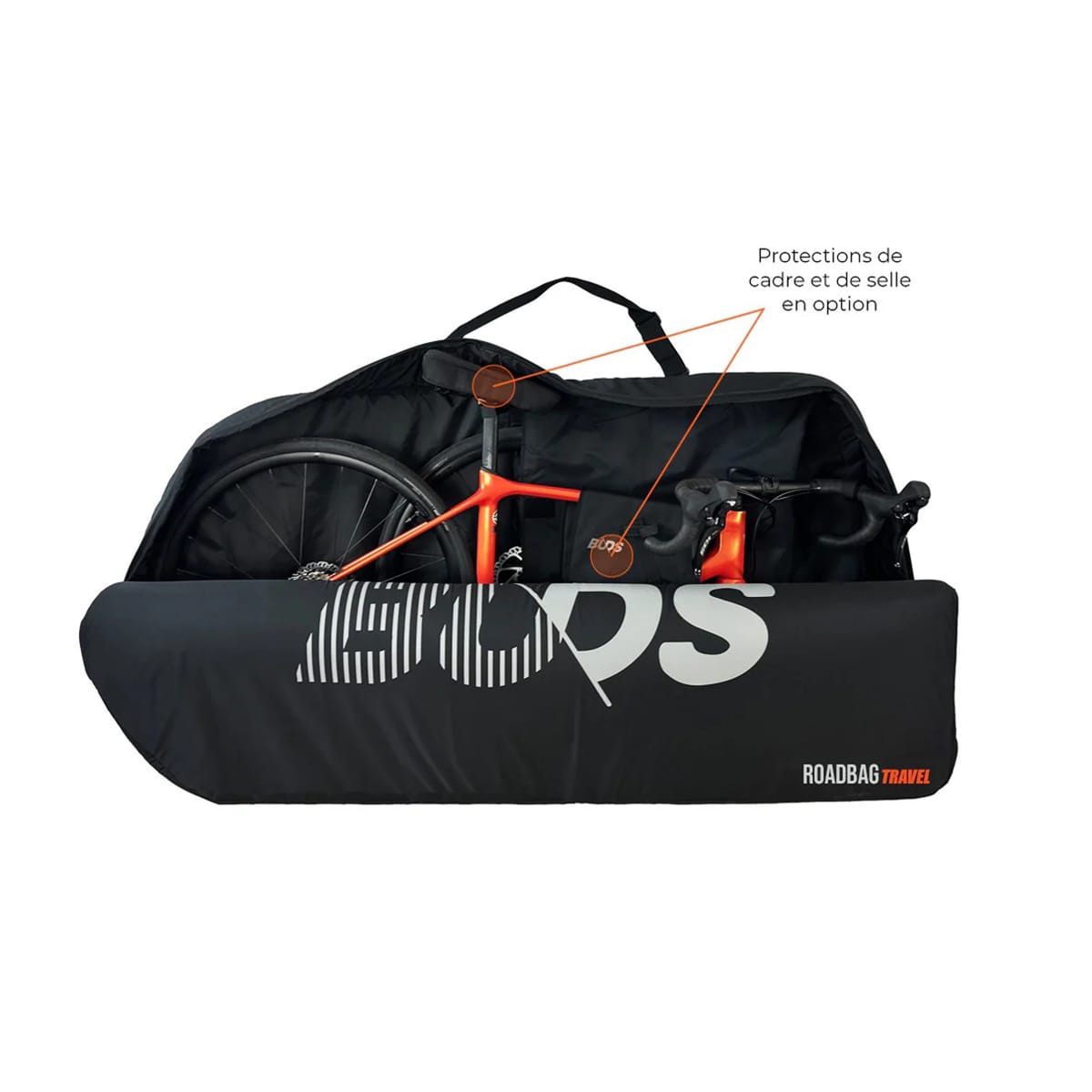 Copribici da strada BUDS ROADBAG TRAVEL (speciale aereo) Nero