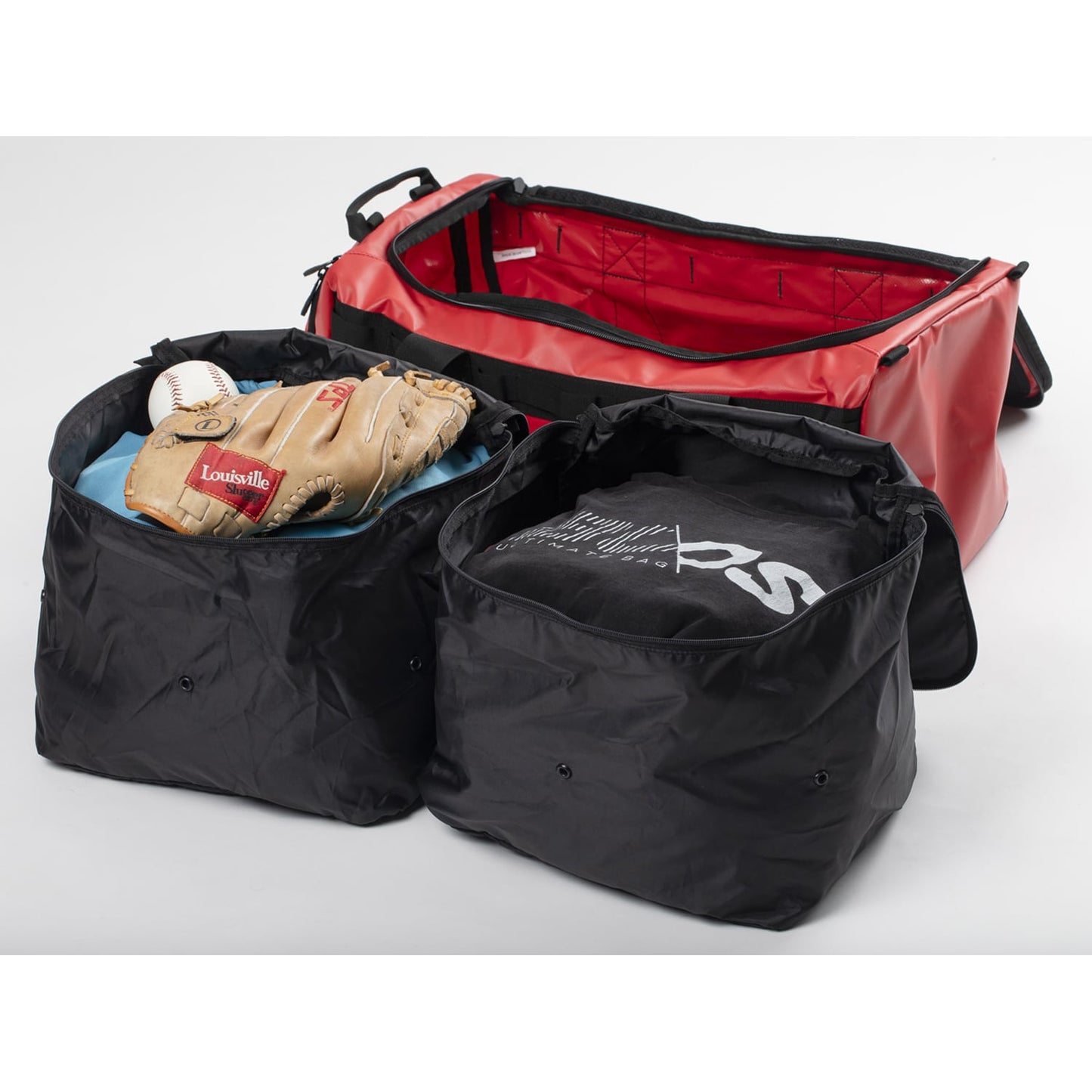 BUDS DUFFEL BAG MEDIUM Borsa da viaggio rossa