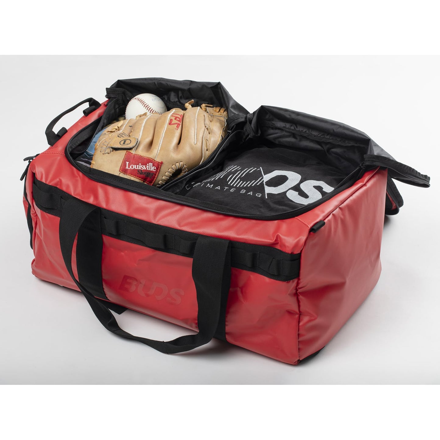 BUDS DUFFEL BAG SMALL Borsa da viaggio rossa