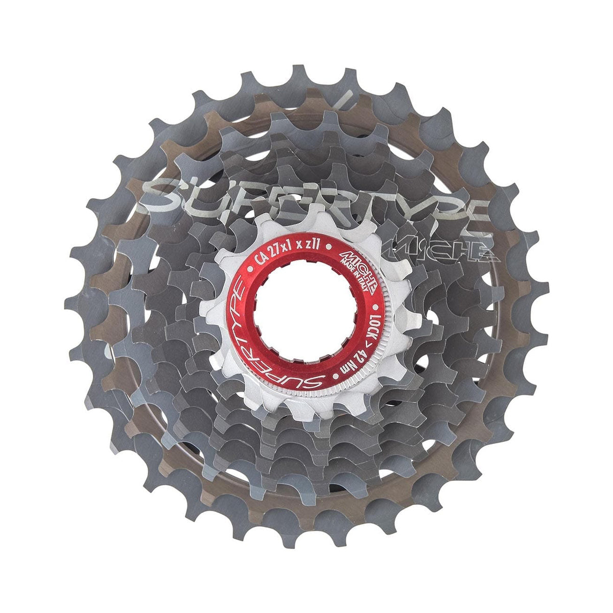 Pacco pignoni MICHE SUPERTYPE 11 velocità Campagnolo – foto principale su sfondo bianco
