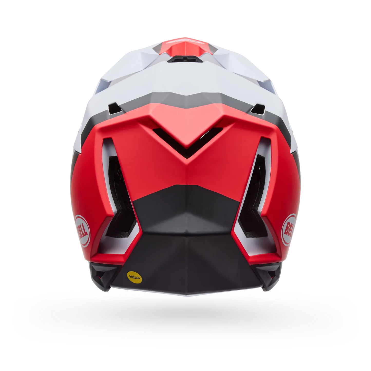 BELL FULL-10 MIPS LEVEL SET Casco MTB Bianco/Rosso