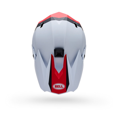Casco MTB BELL FULL-10 MIPS LEVEL SET Bianco/Rosso