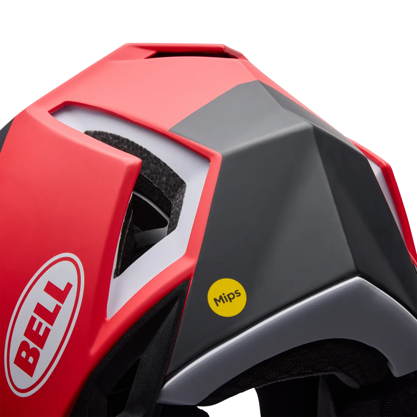 BELL FULL-10 MIPS LEVEL SET Casco MTB Bianco/Rosso