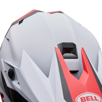 Casco MTB BELL FULL-10 MIPS LEVEL SET Bianco/Rosso